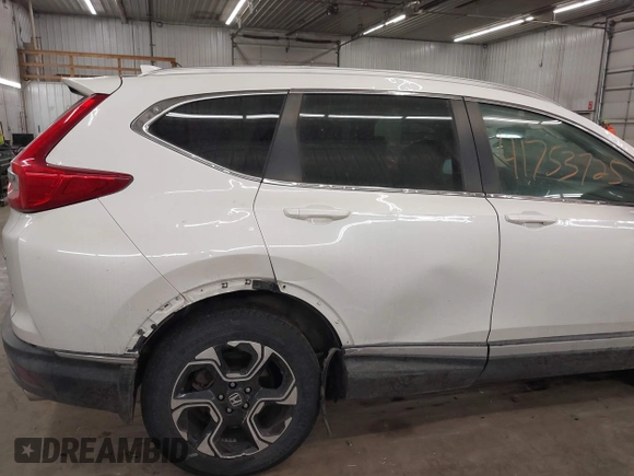 2017 Honda CR-V Touring with VIN 2HKRW2H94HH685350, listed as a IAAI auction lot 41753725 with 75,749 mi miles. Bid and sale history available at carsss.com. Image 6.