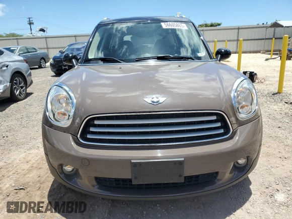 2012 MINI Countryman with VIN WMWZB3C59CWM04522, listed as a Copart auction lot 56605865 with 33,186 mi miles and Salvage title. Bid and sale history available at DreamBid. Image 5.