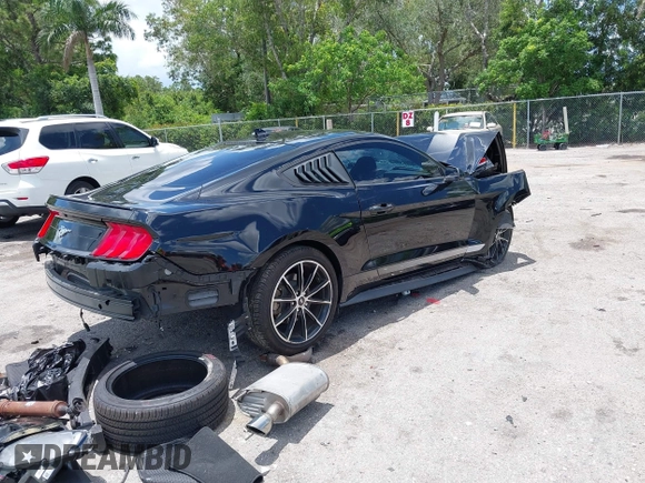 2020 Ford Mustang EcoBoost with VIN 1FA6P8TH9L5172336, listed as a IAAI auction lot 42488099 with 42,773 mi miles and . Bid and sale history available at DreamBid. Image 4.