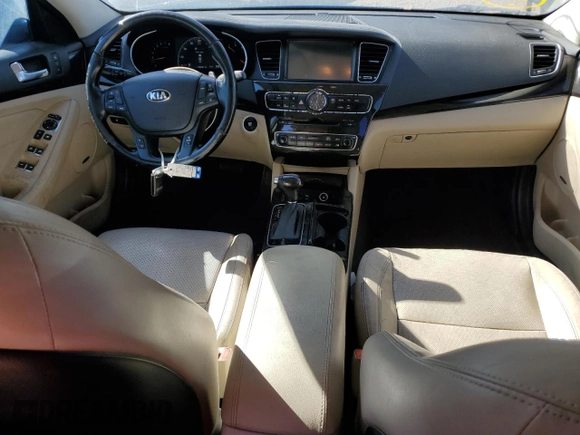 2015 Kia Cadenza Premium with VIN KNALN4D78F5194136, listed as a Copart auction lot 78073904 with 108,487 mi miles and Clean Title. Bid and sale history available at carsss.com. Image 8.