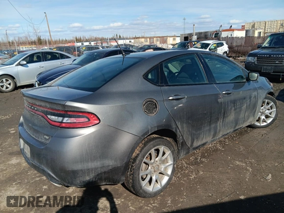 2013 Dodge Dart SXT with VIN 1C3CDFBAXDD305731, listed as a Copart auction lot 53505805 with Not provided miles and Salvage title. Bid and sale history available at DreamBid. Image 3.