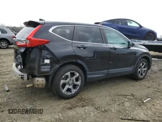 2019 Honda CR-V EX with VIN 2HKRW2H52KH625751, listed as a Copart auction lot 52596655 with 118,615 mi miles and Salvage Title. Bid and sale history available at carsss.com. Image 3.