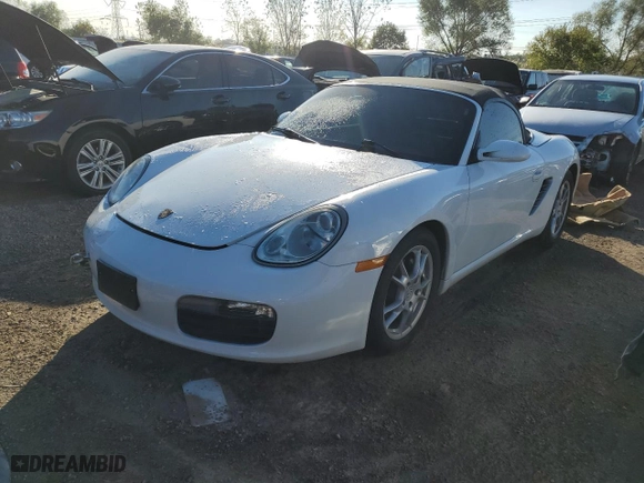 2007 Porsche Boxster with VIN WP0CA29887U711141, listed as a Copart auction lot 72948974 with 89,688 mi miles and Salvage Title. Bid and sale history available at carsss.com. Image 1.