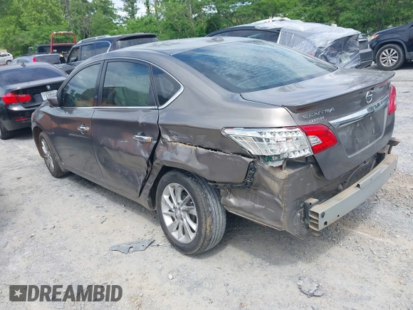 2015 Nissan Sentra SV z VIN 3N1AB7APXFY244338, wystawiony jako IAAI lot #42182605 z przebiegiem 166 366 mil mil oraz . Historia ofert i sprzedaży dostępna na DreamBid. Obrazek 3.