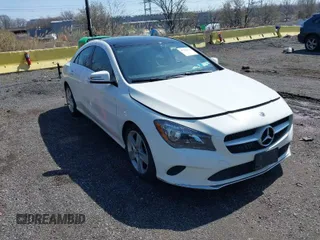 2018 Mercedes-Benz CLA 250 with VIN WDDSJ4GB5JN579694, listed as a IAAI auction lot 41924771 with 72,424 mi miles and . Bid and sale history available at DreamBid. Image 1.