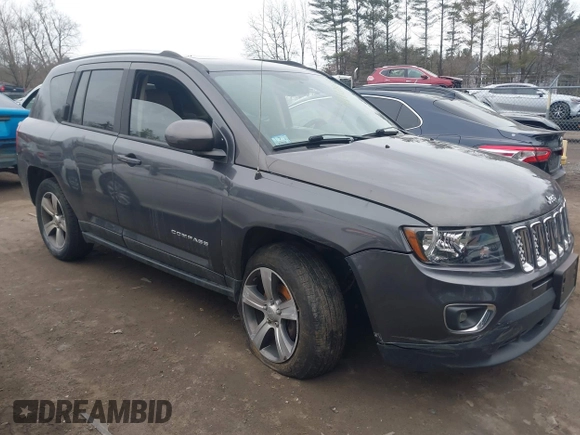 2017 Jeep Compass High Altitude with VIN 1C4NJDEBXHD193802, listed as a IAAI auction lot 41718878 with 123,949 mi miles. Bid and sale history available at carsss.com. Image 1.
