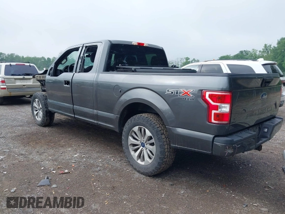 2018 Ford F-150 XL with VIN 1FTEX1EP6JFC61600, listed as a IAAI auction lot 42423185 with 161,991 mi miles and . Bid and sale history available at DreamBid. Image 3.