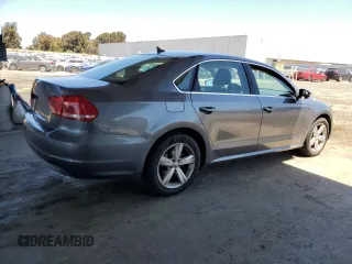 2012 Volkswagen Passat SE with VIN 1VWBP7A39CC019281, listed as a Copart auction lot 57724955 with Not provided miles and Salvage title. Bid and sale history available at DreamBid. Image 3.