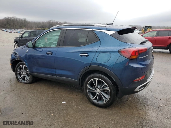 2021 Buick Encore GX Select with VIN KL4MMDS21MB074981, listed as a Copart auction lot 42389295 with 57,113 mi miles and Salvage Title. Bid and sale history available at carsss.com. Image 2.
