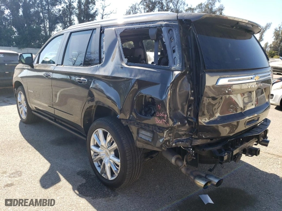 2021 Chevrolet Tahoe High Country with VIN 1GNSCTKL8MR113020, listed as a Copart auction lot 73131364 with 66,639 mi miles and Salvage Title. Bid and sale history available at carsss.com. Image 2.