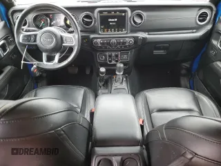 2022 Jeep Wrangler Unlimited Sahara with VIN 1C4JJXP64NW218810, listed as a Copart auction lot 49864565 with 19,462 mi miles and Non repairable. Bid and sale history available at DreamBid. Image 8.