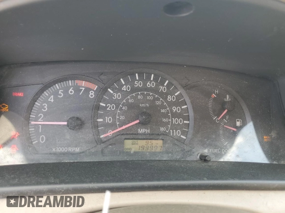 2006 Toyota Corolla CE with VIN 1NXBR32E96Z598384, listed as a Copart auction lot 58246905 with 199,997 mi miles and Salvage title. Bid and sale history available at DreamBid. Image 9.