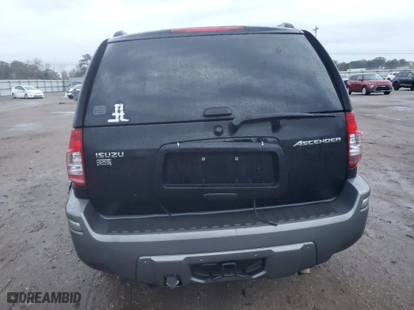 2007 Isuzu Ascender S with VIN 4NUDS13S672702549, listed as a Copart auction lot 84279814 with 189,922 mi miles and Salvage Title. Bid and sale history available at carsss.com. Image 6.