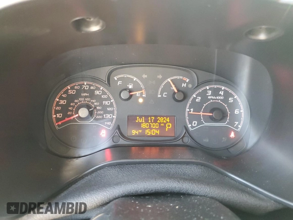2016 Ram ProMaster City Cargo Tradesman with VIN ZFBERFAT6G6A98536, listed as a Copart auction lot 63635664 with 180,700 mi miles and Salvage Title. Bid and sale history available at DreamBid. Image 9.