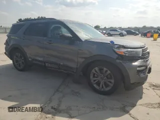 2022 Ford Explorer XLT with VIN 1FMSK7DH8NGB34292, listed as a Copart auction lot 53643735 with 55,726 mi miles and Salvage Title. Bid and sale history available at carsss.com. Image 4.