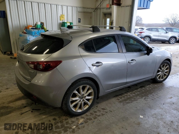 2014 Mazda 3 S Touring with VIN JM1BM1L34E1104095, listed as a Copart auction lot 88981145 with 208,269 mi miles and Non Repairable. Bid and sale history available at DreamBid. Image 3.