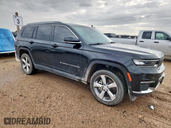 2021 Jeep Grand Cherokee Limited with VIN 1C4RJKBG3M8106119, listed as a Copart auction lot 61478005 with 39,105 mi miles and Clean title. Bid and sale history available at DreamBid. Image 4.
