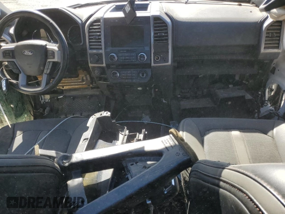 2018 Ford F-150 XL with VIN 1FTEW1EG9JFD30234, listed as a Copart auction lot 52630995 with 0 mi miles and Salvage Title. Bid and sale history available at carsss.com. Image 8.