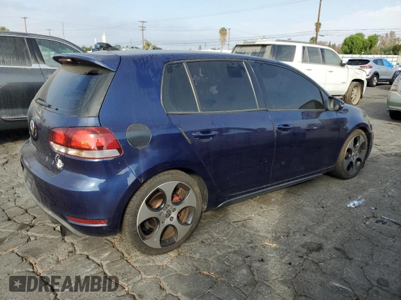 2013 Volkswagen GTI Driver's Edition with VIN WVWHD7AJXDW067294, listed as a Copart auction lot 86453784 with 191,953 mi miles and Clean title. Bid and sale history available at DreamBid. Image 3.