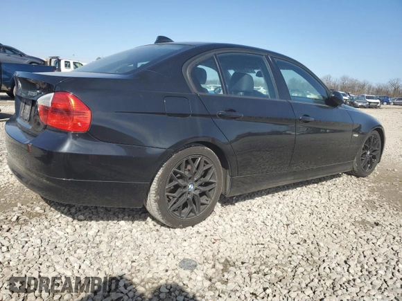 2007 BMW 3 Series 328i with VIN WBAVC53547FZ70794, listed as a Copart auction lot 47402045 with 201,797 mi miles and Salvage Title. Bid and sale history available at carsss.com. Image 3.