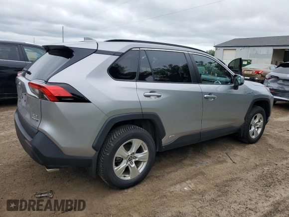 2021 Toyota RAV4 Hybrid XLE with VIN 4T3RWRFV7MU048075, listed as a Copart auction lot 62826975 with 63,347 mi miles and Clean title. Bid and sale history available at DreamBid. Image 3.