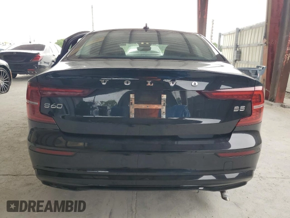 2024 Volvo S60 Core Dark Theme with VIN 7JRL12FK5RG291468, listed as a Copart auction lot 59787115 with 7,388 mi miles and Salvage title. Bid and sale history available at DreamBid. Image 6.