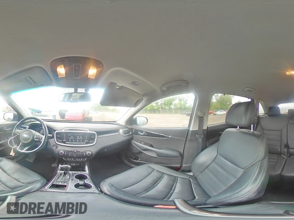 2017 Kia Sorento EX with VIN 5XYPHDA51HG222464, listed as a Copart auction lot 58585465 with 80,401 mi miles and Salvage title. Bid and sale history available at DreamBid. Image 14.
