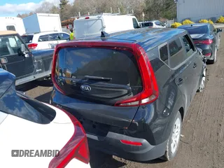 2020 Kia Soul LX with VIN KNDJ23AU8L7091578, listed as a IAAI auction lot 41499522 with 106,823 mi miles. Bid and sale history available at carsss.com. Image 16.