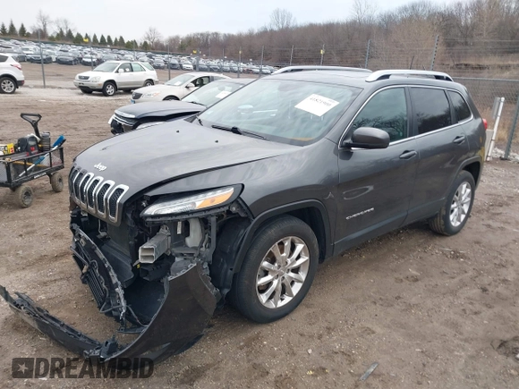 2016 Jeep Cherokee Limited z VIN 1C4PJMDBXGW170596, wystawiony jako IAAI lot #41821900 z przebiegiem 138 593 mil mil oraz . Historia ofert i sprzedaży dostępna na DreamBid. Obrazek 2.
