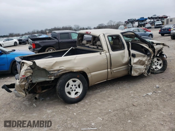 2004 Chevrolet Silverado 1500 with VIN 1GCEK19T74E140512, listed as a Copart auction lot 44128425 with Not Provided miles and Clean Title. Bid and sale history available at DreamBid. Image 3.