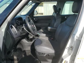 2014 FIAT 500L Lounge with VIN ZFBCFACH8EZ004015, listed as a Copart auction lot 73840584 with 0 mi miles and Salvage Title. Bid and sale history available at carsss.com. Image 7.