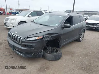 2014 Jeep Cherokee Limited with VIN 1C4PJLDS9EW301718, listed as a IAAI auction lot 41615778 with 114,022 mi miles and . Bid and sale history available at DreamBid. Image 2.