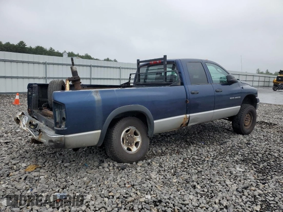 2004 Dodge Ram 2500 SLT with VIN 3D7KU28C94G207470, listed as a Copart auction lot 66588534 with 0 mi miles and Salvage Title. Bid and sale history available at carsss.com. Image 3.
