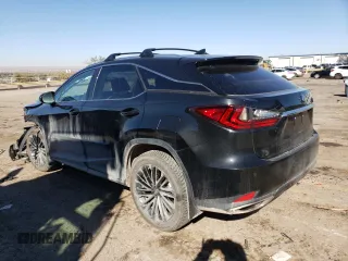 2022 Lexus RX with VIN 2T2HZMDA7NC313221, listed as a Copart auction lot 79806014 with 27,774 mi miles and Salvage Title. Bid and sale history available at carsss.com. Image 2.