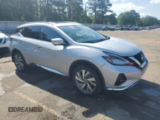 2020 Nissan Murano SL with VIN 5N1AZ2CJ3LN120680, listed as a Copart auction lot 53188185 with 47,745 mi miles and Salvage title. Bid and sale history available at DreamBid. Image 4.