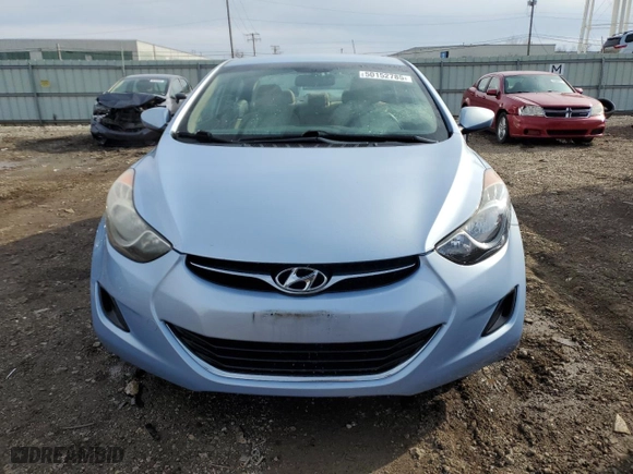 2011 Hyundai Elantra Ltd with VIN KMHDH4AE2BU104654, listed as a Copart auction lot 50152785 with 110,478 mi miles and Salvage Title. Bid and sale history available at carsss.com. Image 5.