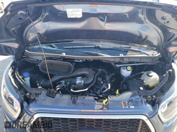 2023 Ford Transit Passenger XL with VIN 1FBAX2C89PKB28625, listed as a Copart auction lot 79552174 with 6,212 mi miles and Salvage Title. Bid and sale history available at DreamBid. Image 12.