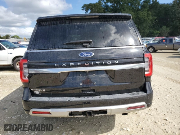2023 Ford Expedition Platinum z VIN 1FMJU1L87PEA35787, wystawiony jako Copart lot #75626184 z przebiegiem 19 799 mil mil oraz Szkoda całkowita • Salvage title. Historia ofert i sprzedaży dostępna na DreamBid. Obrazek 6.