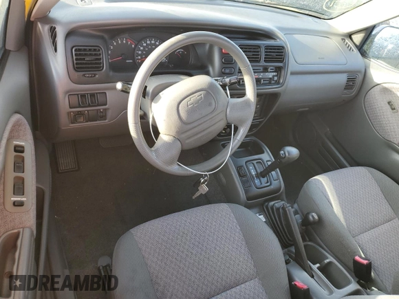 2002 Chevrolet Tracker with VIN 2CNBJ18C326943340, listed as a Copart auction lot 74628774 with Not provided miles and Salvage title. Bid and sale history available at DreamBid. Image 8.