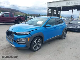 2018 Hyundai Kona Limited with VIN KM8K3CA59JU179785, listed as a IAAI auction lot 41912847 with 77,946 mi miles. Bid and sale history available at carsss.com. Image 17.