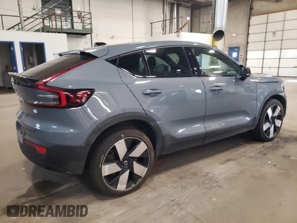 2023 Volvo C40 Recharge Pure Electric Ultimate with VIN YV4ED3GM9P2029836, listed as a Copart auction lot 78082934 with 55,879 mi miles and Salvage Title. Bid and sale history available at carsss.com. Image 3.