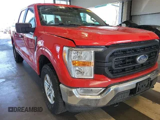 2021 Ford F-150 XL with VIN 1FTFW1E84MKE57367, listed as a IAAI auction lot 41990328 with 136,105 mi miles. Bid and sale history available at carsss.com. Image 1.