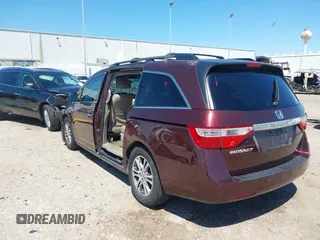 2011 Honda Odyssey EX with VIN 5FNRL5H42BB021438, listed as a IAAI auction lot 41978690 with 190,495 mi miles and . Bid and sale history available at carsss.com. Image 3.