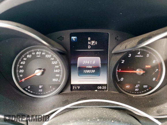 2015 Mercedes-Benz C 300 z VIN 55SWF4JB5FU068688, wystawiony jako Copart lot #57810905 z przebiegiem 108 039 mil mil oraz Szkoda całkowita • Salvage title. Historia ofert i sprzedaży dostępna na DreamBid. Obrazek 9.