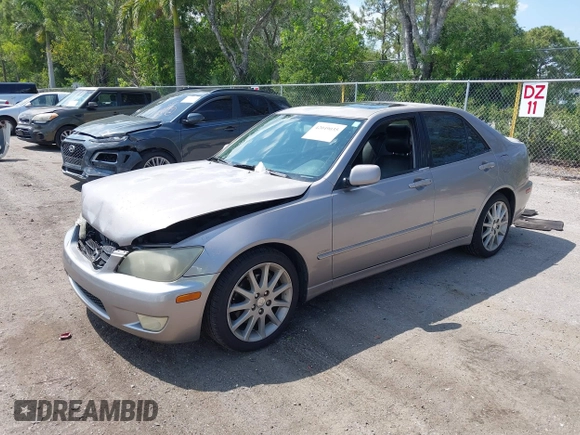 2003 Lexus IS 300 with VIN JTHBD192730074509, listed as a IAAI auction lot 42049035 with 296,596 mi miles. Bid and sale history available at carsss.com. Image 17.