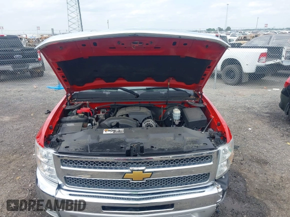 2012 Chevrolet Silverado 1500 LT with VIN 1GCRCSE09CZ131494, listed as a IAAI auction lot 42043422 with 124,162 mi miles. Bid and sale history available at carsss.com. Image 10.