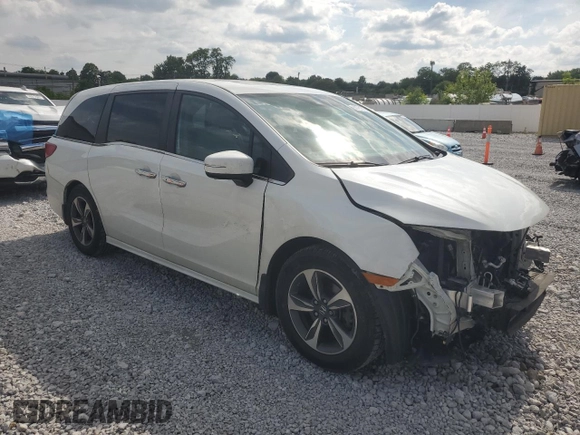 2020 Honda Odyssey Touring z VIN 5FNRL6H86LB036888, wystawiony jako Copart lot #58781675 z przebiegiem 130 329 mil mil oraz Szkoda całkowita • Salvage title. Historia ofert i sprzedaży dostępna na DreamBid. Obrazek 4.
