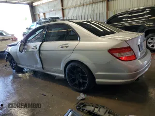 2009 Mercedes-Benz C 300 Sport with VIN WDDGF81X39R071490, listed as a Copart auction lot 61477135 with 138,068 mi miles and Salvage title. Bid and sale history available at DreamBid. Image 2.
