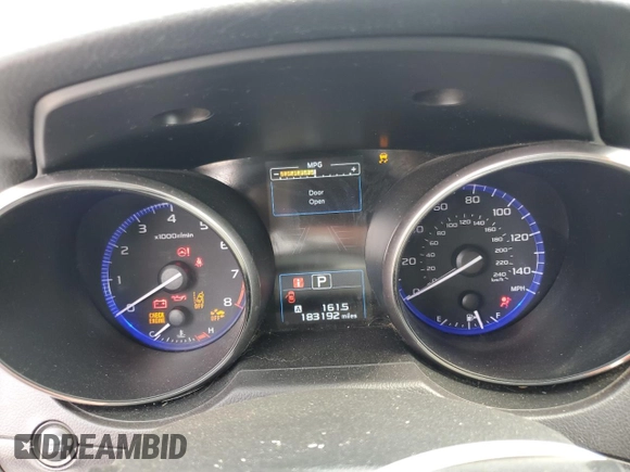 2016 Subaru Legacy Premium with VIN 4S3BNAF68G3020968, listed as a Copart auction lot 59318705 with 183,192 mi miles and Salvage title. Bid and sale history available at DreamBid. Image 9.