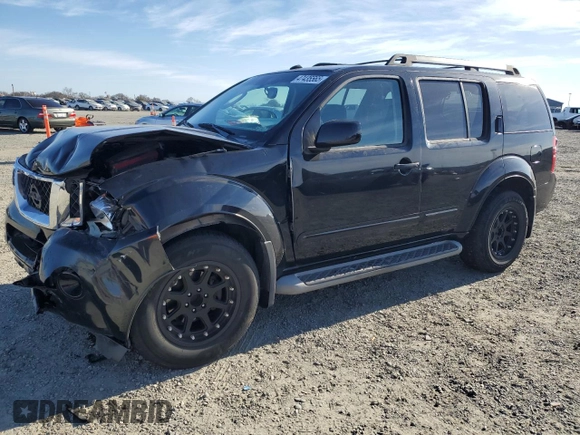 2008 Nissan Pathfinder S with VIN 5N1AR18U58C643909, listed as a Copart auction lot 47435565 with 210,390 mi miles and Salvage title. Bid and sale history available at DreamBid. Image 1.